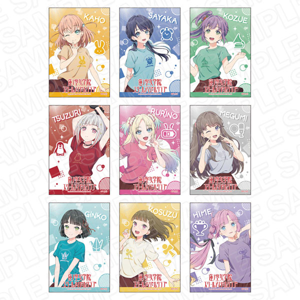 ラブライブ 蓮ノ空 スクエア缶バッジ セット アイコンTシャツver