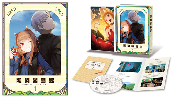 【特典】BD TVアニメ『狼と香辛料 MERCHANT MEETS THE WISE WOLF』第1巻 初回生産限定版 (Blu-ray Disc)[東宝]