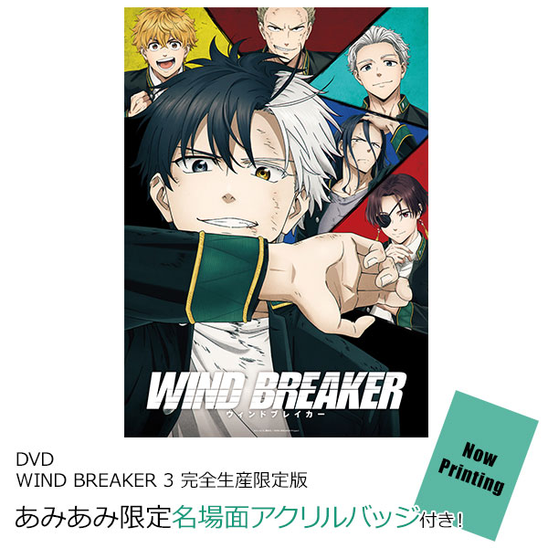 【あみあみ限定特典】DVD WIND BREAKER 3 完全生産限定版[アニプレックス]