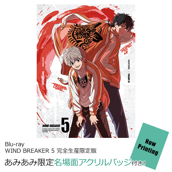 【あみあみ限定特典】BD WIND BREAKER 5 完全生産限定版 (Blu-ray Disc)[アニプレックス]《在庫切れ》