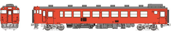 TW-K48-500DT 国鉄キハ48-500代首都圏色、動力なし[トラムウェイ]