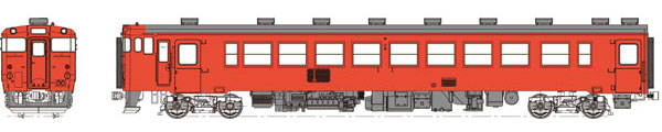 TW-K48-1500DT 国鉄キハ48-1500代首都圏色、動力なし[トラムウェイ]