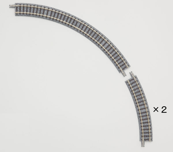 1113 ミニカーブレールC177(F)(30°、60°各2本セット)[TOMIX]