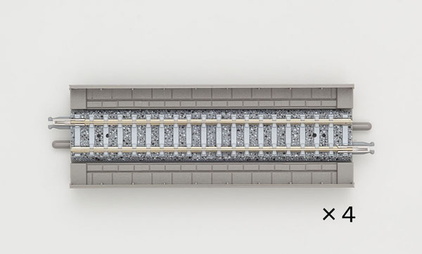 1825 高架橋付PCレールHS99-PC(F)(4本セット)[TOMIX]