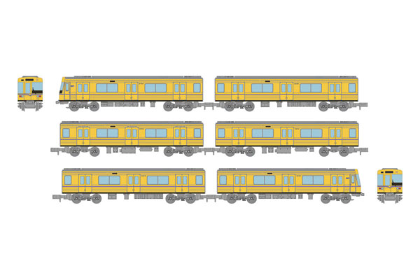 鉄道コレクション 名古屋市交通局名城線・名港線2000形(黄電メモリアルトレイン)6両セット[トミーテック]