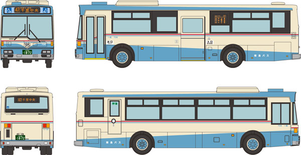 ザ・バスコレクション 阪急バス 西工96MC復刻塗装車[トミーテック]