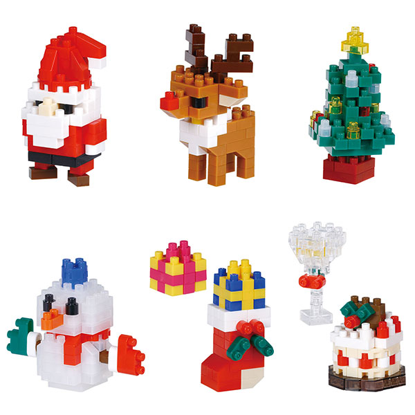 nanoblock(ナノブロック) ミニナノ NBMC_71 クリスマス 6個入りBOX[カワダ]