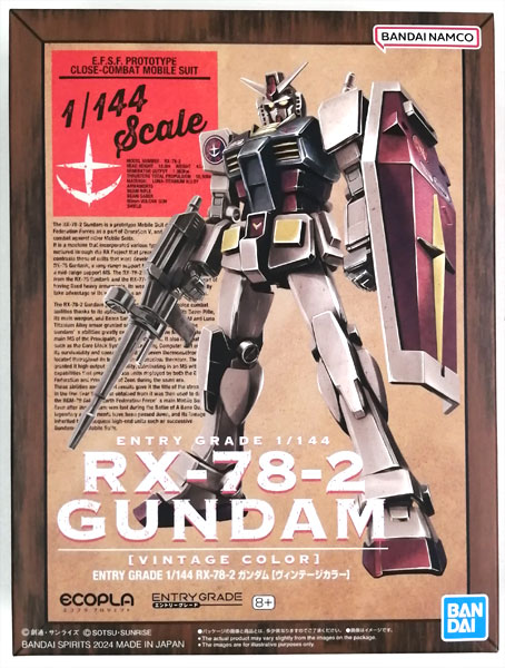 【中古】ENTRY GRADE 1/144 RX-78-2 ガンダム[ヴィンテージカラー] プラモデル (HYPER PLAMO Fes. 2024限定)[BANDAI SPIRITS]