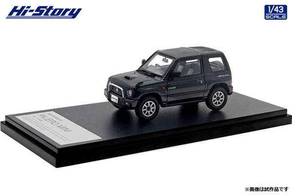 1/43 MITSUBISHI PAJERO MINI VR-II (1994) グレービーチャコール[ハイストーリー]