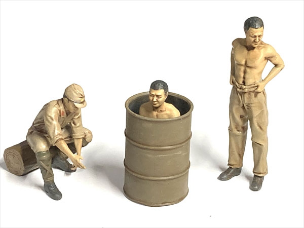 1/35 陸軍ドラム缶風呂セット[CHINO MODEL]《在庫切れ》