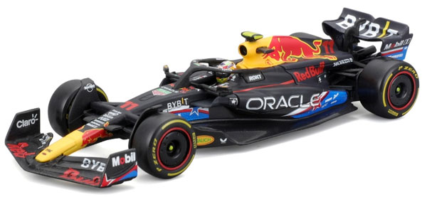 1/43 オラクル レッドブル レーシング RB19(2023) No.11 S.ペレス アメリカGPカラー ドライバー付 クリアケース/ベース仕様[]
