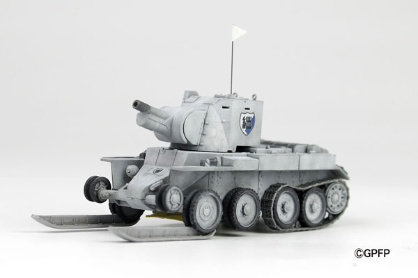 ガールズ＆パンツァー 最終章 1/72 BT-42 突撃砲 継続高校 雪原での激闘です！ “スキー装着仕様” プラモデル[プラッツ]《在庫切れ》