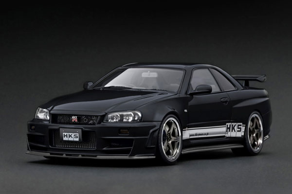 1/18 Nissan skyline GT-R (BNR34) Black[イグニッションモデル]