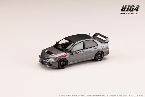 1/64 三菱ランサーエボリューション 9 MR GSR JDMカスタム エンジンモデル付 ミディアムパープリッシュグレーマイカ[ホビージャパン]