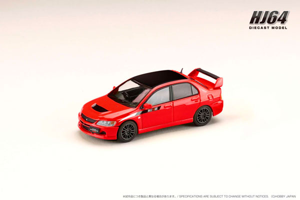 1/64 三菱ランサーエボリューション 9 MR GSR JDMカスタム エンジンディスプレイモデル付 レッドソリッド[ホビージャパン]