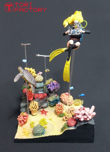 1/24 ガールズインアクション デラックスジオラマ 海中散歩[TORI