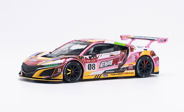 1/64 HONDA NSX GT3 EVO22 EVA RT PRODUCTION MODEL CUSTOM TYPE-08[POP RACE]