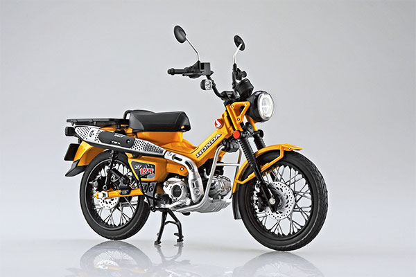 1/12 完成品バイク Honda CT125 ハンターカブ ターメリックイエロー[スカイネット]