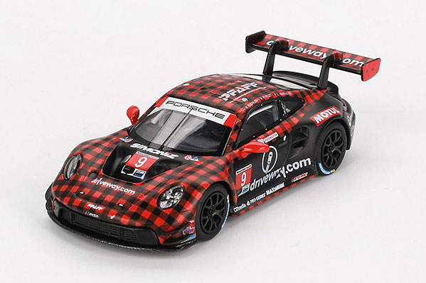 1/64 ポルシェ 911 GT3 R IMSA セブリング12時間 GTD PRO 優勝車 2023 #9 Pfaff Motorsports(左ハンドル)[MINI GT]