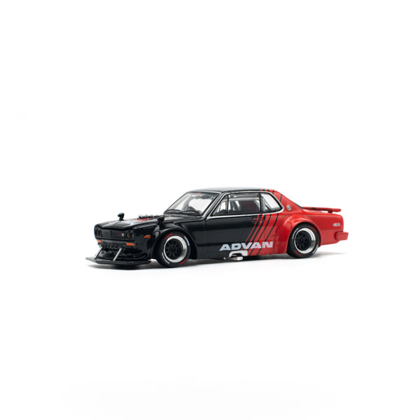 1/64 SKYLINE GT-R V8 DRIFT (HAKOSUKA) ADVAN LIVERY[POP RACE]