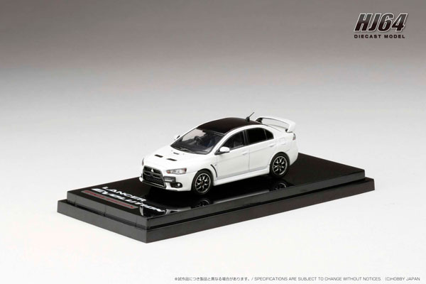 404 YM モデル 1/64 三菱 ランエボ ランサー EVO X ホワイト 1/64 404 error 三菱 ランエボ ランサー EVO X バリス 白 - メルカリ