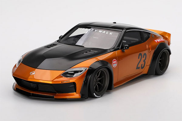 1/18 Nissan Z LB★NATION WORKS LB ゴールド[TOP SPEED]