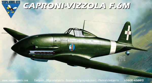 1/48 カプロニ・ヴィッツォーラ F.6M (後期型) レジンキット[ヴェスパ 