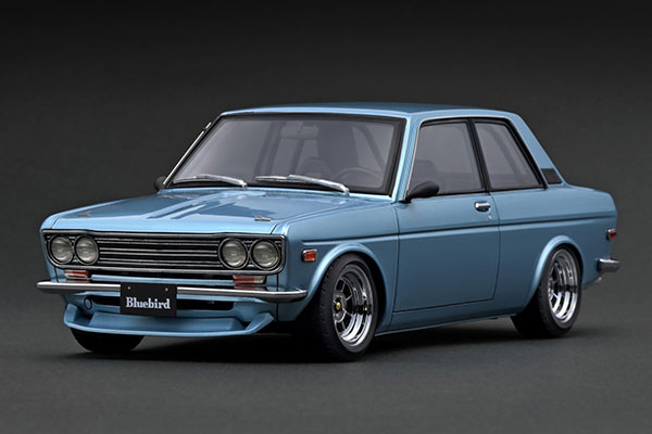 1/18 Datsun Bluebird (510) Light Blue Metallic