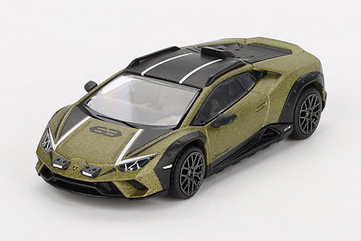 1/64 ランボルギーニ ウラカン ステラート Verde Gea Matt(マットグリーン)(左ハンドル)[MINI GT]