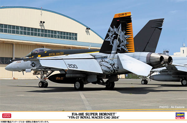 1/48 F/A-18E スーパー ホーネット “VFA-27 ロイヤル メイセス CAG 2024” プラモデル[ハセガワ]