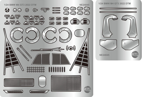 1/24 レーシングシリーズ BMW M4 GT3 2022 DTM チャンピオン用ディテールアップパーツ[プラッツ/nunu]