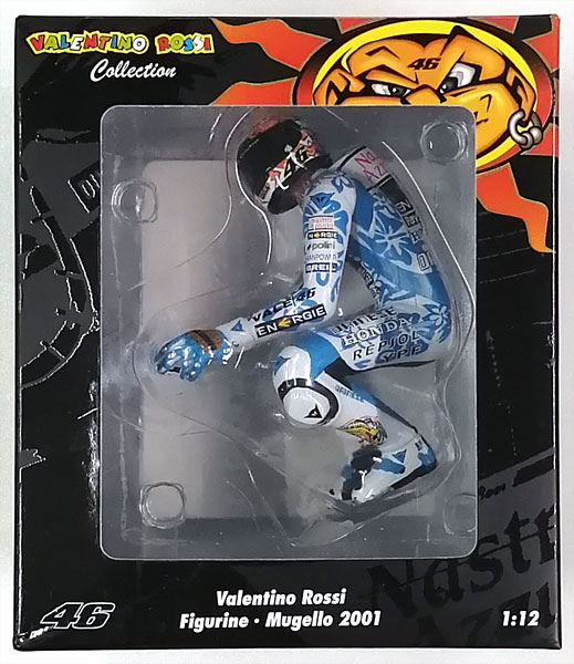 【中古】VALENTINO ROSSI Collection Valentino Rossi Figurine ・Mugello 2001 Riding[MINICHAMPS]