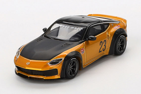 1/64 Nissan Z LB★NATION WORKS LB ゴールド(右ハンドル)[MINI GT]