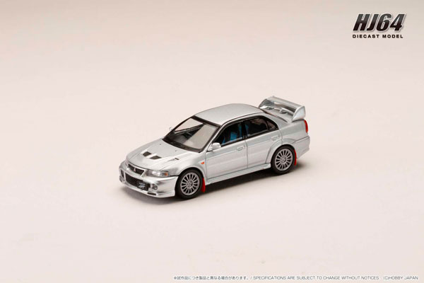 1/64 三菱 ランサー GSR エボリューション 6 (CP9A) 1999 マッドフラップ付き サテライトシルバー[ホビージャパン]