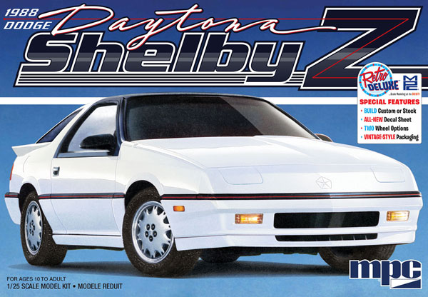 外国製プラモデルSHELBY CHARGER TURBO 1/24scale