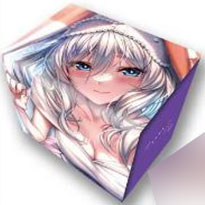 合皮製デッキケース アマカノ2＋ 咲來 きゃらデッキケースプレミアム アマカノ2+ 咲來(No.DP022