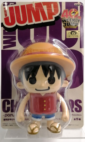 週刊少年ジャンプ40周年 ソフビフィギュア4 インブリスター モンキー