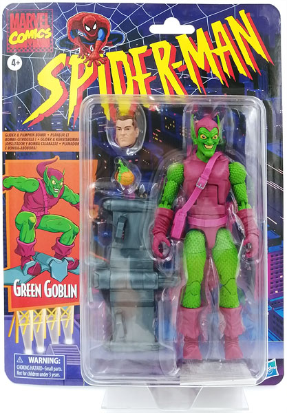 マーベルレジェンド　レトロ　グリーンゴブリン Hasbro Marvel Legends 6-inch Green Goblin Retro Collection