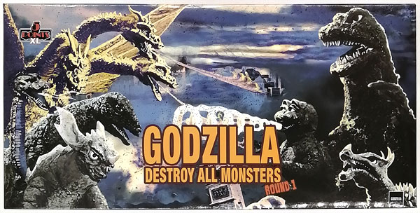 【中古】5ポイント GODZILLA DESTROY ALL MONSTERS (1968) ROUND 1 BOX SET[メズコ]