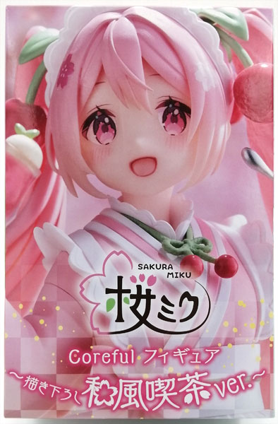 【中古】桜ミク Coreful フィギュア ～描き下ろし和風喫茶ver.～ (プライズ)[タイトー]