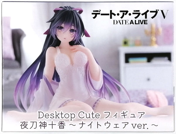 中古】(本体A/箱B)デート・ア・ライブV Desktop Cute フィギュア 夜刀神十香～ナイトウェアver.～  (プライズ)[タイトー]《発売済・在庫品》