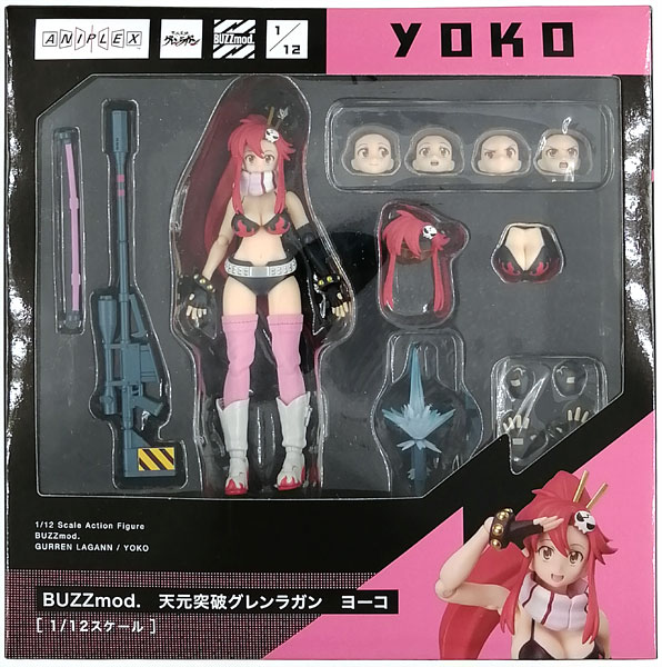 【中古】BUZZmod. 天元突破グレンラガン ヨーコ 1/12 アクションフィギュア (アニプレックスオンライン限定)[アニプレックス]