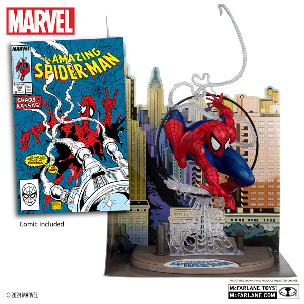 1/6 シーン・フィギュア #001 スパイダーマン(トッド・マクファーレン/The Amazing Spider-Man Vol.1 #301)[] 同梱不可