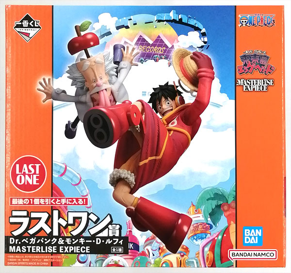 【中古】一番くじ ワンピース 未来島エッグヘッド ラストワン賞 Dr.ベガパンク＆モンキー・D・ルフィ MASTERLISE EXPIECE (プライズ)[BANDAI SPIRITS]