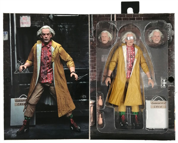 【中古】バック・トゥ・ザ・フューチャー PART 2/ ドク エメット・ブラウン アルティメット 7インチ アクションフィギュア[ネカ]