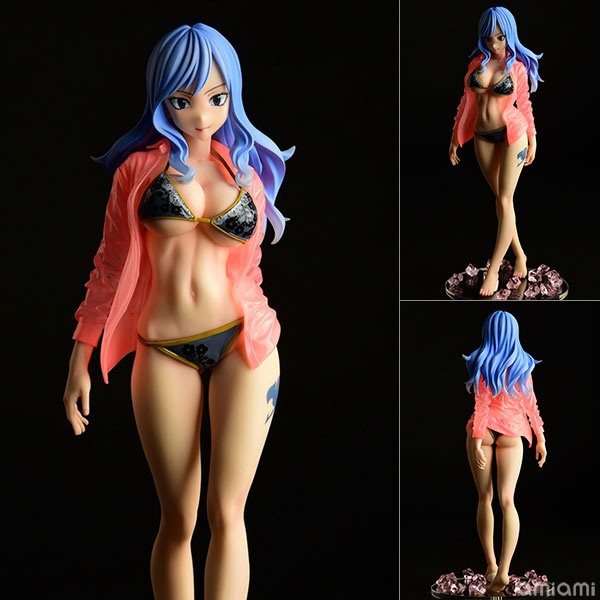 FAIRY TAIL ジュビア・ロクサーGravure_Style『黒ビキニ！！』濡れ透けワイシャツSP 1/6 完成品フィギュア[オルカトイズ]