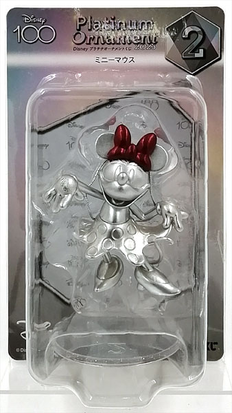 【中古】Happyくじ Disney プラチナオーナメントくじ2023 フィギュアオーナメント賞 ディズニーシリーズ ミニーマウス (プライズ)[サニーサイドアップ]