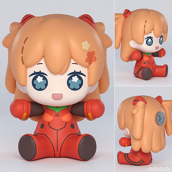 Huggy Good Smile ヱヴァンゲリヲン新劇場版 式波・アスカ・ラングレー プラグスーツVer. 完成品フィギュア[グッドスマイルアーツ上海]