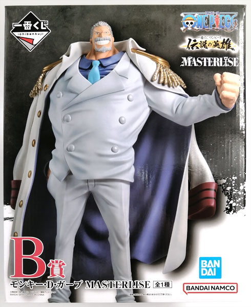 【中古】一番くじ ワンピース 伝説の英雄 B賞 モンキー・D・ガープ MASTERLISE (プライズ)[BANDAI SPIRITS]