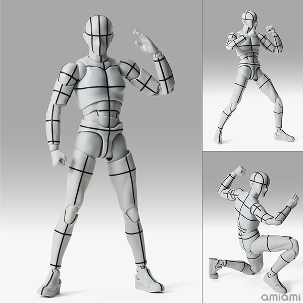 S.H.Figuarts ボディくん -スポーツ- Edition -ワイヤーフレーム-(Gray Color Ver.)[BANDAI  SPIRITS]《０１月予約》